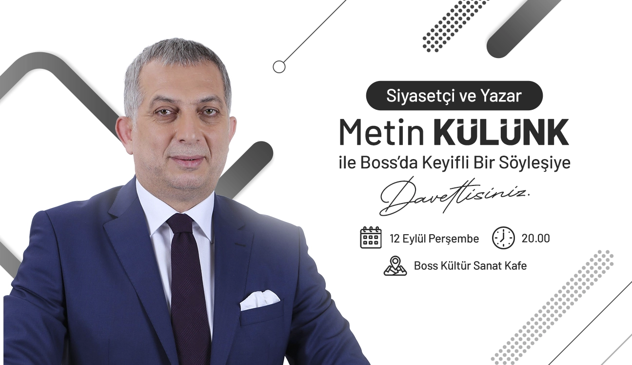 Siyasetçi ve Yazar Metin Külünk Söyleşisi